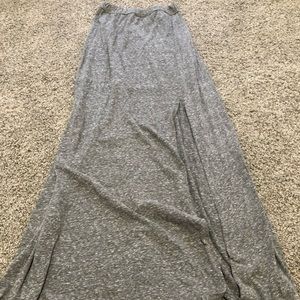 Hollister maxi slit skirt